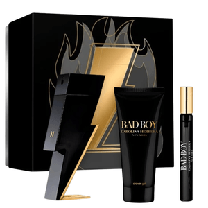 Carolina Herrera Bad Boy Men Edt 100ml + Edt 10ml + Shower Gel