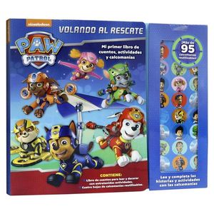PAW PATROL VOLANDO AL RESCATE CON 95 STICKERS - Autores Varios