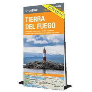 GUIA MAPA- TIERRA DEL FUEGO - DE DIOS, JULIAN