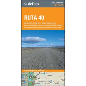 GUIA MAPA- RUTA 40 ARGENTINA - DE DIOS, JULIAN