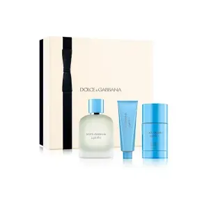 Set Light Blue Pour Homme EDT 100 Ml + Shower Gel + Deo