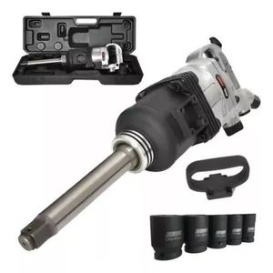 Llave de Impacto Neumática Omaha LX-2261 Eje Largo 1/2 + 16 Accesorios y Maletín