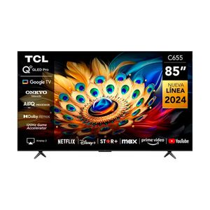 Smart TV LED 85 TCL QLED 85C655 UHD Google TV-RV