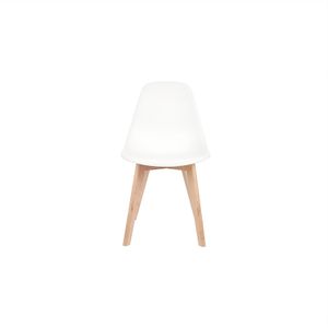 Combo X 4 Sillas Magnolia Asiento Y Respaldo En Polipropileno Garden Life F908600 Blanco
