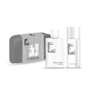 Tascani Actitud Hombre Perfume 100 ml + Desodorante 150 ml con Neceser de Regalo