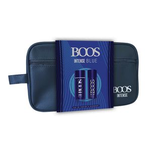 Boos Intense Blue Hombre, Perfume 90ml + Desodorante 150 ml con Neceser de Regalo