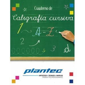 CUADERNO DE CALIGRAFIA Nº3 NIVEL ESCOLAR CURSIVA - Plantec