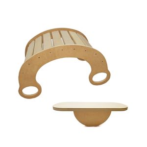 Balancin Juego De Equilibrio Para Pintar + Hamaca Montessori