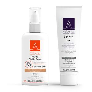 Set Clarite Crema X30ml + Protector Solar 50+ Color