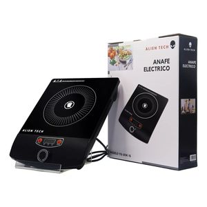 Anafe Eléctrico Vitrocerámico 1 Hornalla 2000w 220v Negro