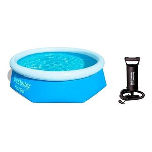 Pileta Inflable 57392 183x51 + Inflador Bestway 30cm Manual