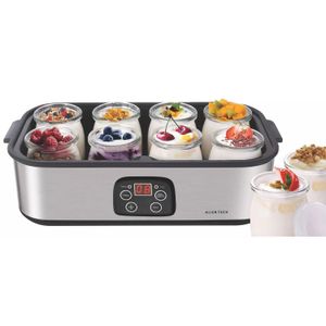 Yogurtera Eléctrica Fabrica Yogurt 8 Frascos De Vidrio 180ml