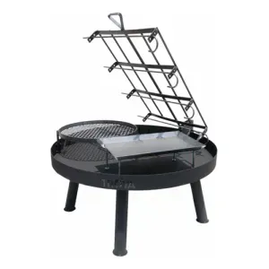 Parrilla Fogonero Troya Modelo Ares Circular 97 Cm