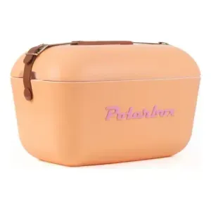 Conservadora Heladera Polarbox Retro Naranja Y Marrón 20 L
