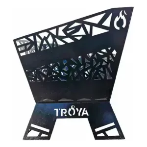 Fogón Troya Modelo Flame 50 X 50 X 56 Cm