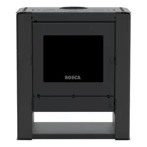 Calefactor A Leña Bosca Gold 500 Black Vision Charcoal