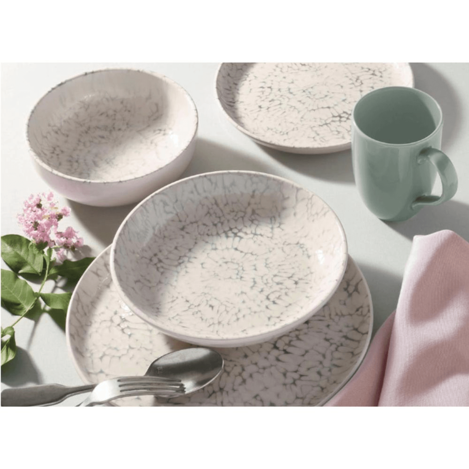 SET X6 JARRO MUG 350 CC FLAT TIE DYE OXFORD - Provincia Compras