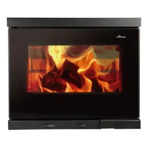 Calefactor A Leña Tromen Roma Black Salamandra