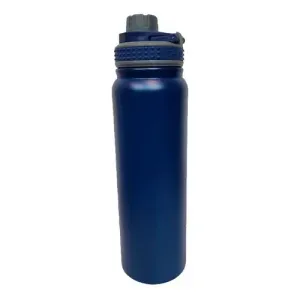 Botella Sport HOLZ 800ml Azul Deportiva Acero Inoxidable