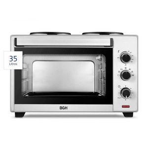 Horno Eléctrico BGH BHE35S22A 35L 2 Anafes