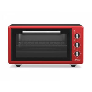 Horno Grill Eléctrico de 45L Esmaltado 1400W Rojo Atma HGAR4523PI