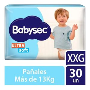 Pañales Babysec Ultra Soft Xgg 30/4 x30