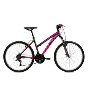 Bicicleta Todo Terreno Wish 265 Mtb 26" Olmo Negro Con Fucsia
