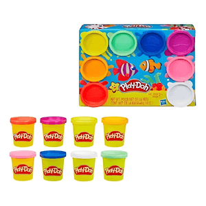 Play-Doh Juego De Masas X 8 Unidades 448 g Color Arco Iris E5044 Hasbro