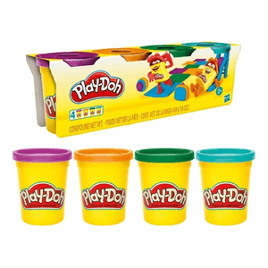 Masa Set X4 Play Doh Colores Surtidos 448g Hasbro B5517