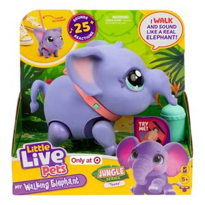 Little Live Pets Elefante Bebe Interactivo Con Accesorios Color Violeta