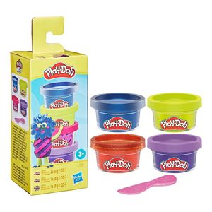 Play Doh Pack X 4 Masas De 28 G Cada Una Color Monstruo