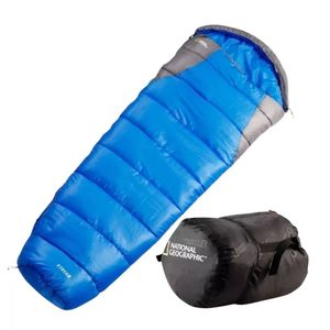 National Geographic Bolsa De Dormir Stream Azul Con Gris