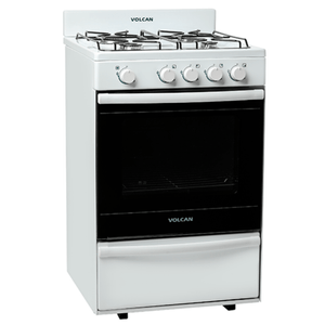 COCINA VOLCAN 55cm BLANCA MULTIGAS 87644VM