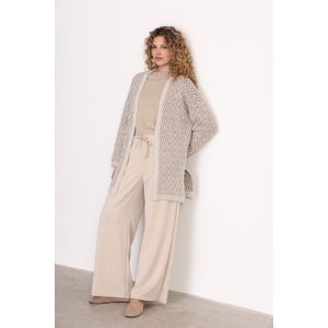 CARDIGAN JACQUARD IRIS