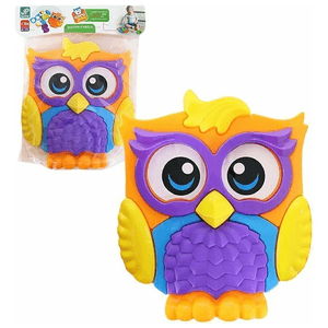 Buho De Encastre Puzzle Bebe Juego Didactico 290 Fema