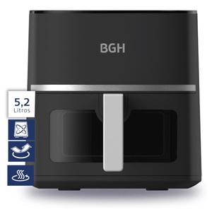 FREIDORA AIRE BAF52N24 1600W 5,2L NG BGH