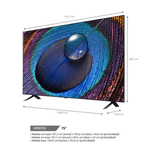 TV LED SMART 75P 4K 75UR9050PSJ UHD. LG