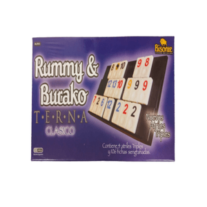 Juego De Mesa Rummy & Burako Terna Clásico