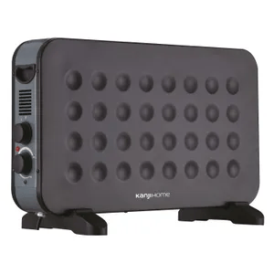 Termoconvector Eléctrico Kanji KJH/CH121 2000Watts Negro