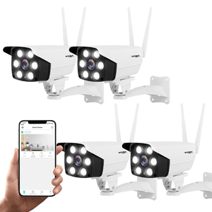 Camara De Seguridad Exterior Ip Vision Nocturna Waggs X4
