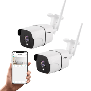 Camara De Seguridad Bullet IP Vision Nocturna Waggs x2