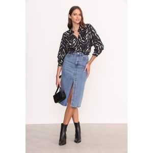 POLLERA DENIM MIDI