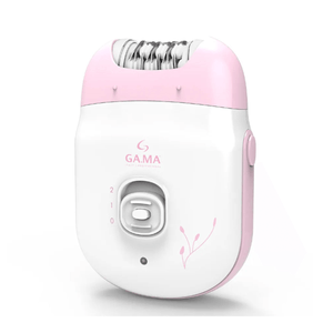 Depiladora GAMA Velvet USB Inalámbrica Blanco y Rosado