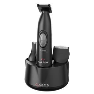 Clipper GAMA C-800 Inalámbrico Negro Multigroomer 3 Cabezales