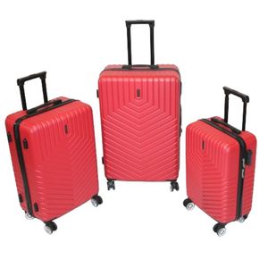 Set X 3 Valijas North Tiger Cafayate Rigidas 4 Ruedas Abs 20/24/28