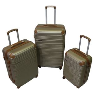 Set De 3 Valijas Rigida Abs North Tiger Traful 4 Ruedas 360° 20/24/28