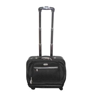 Valija North Tiger Porta Notebook C/ Trolley Poliester C/Eva/Abs + Candado Negro