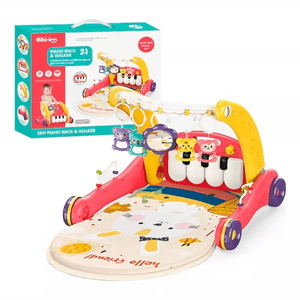 Gimnasio Bebe Piano + Caminador 2en1 Pixel Baby