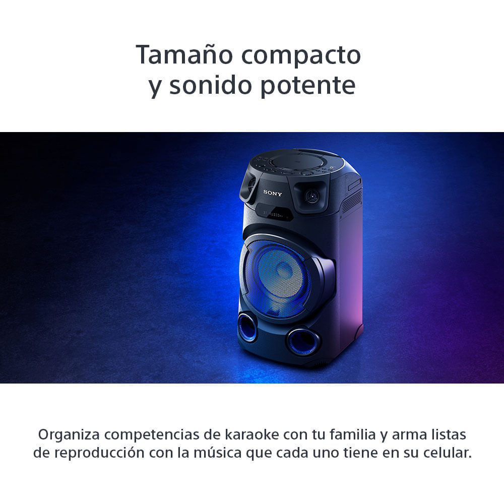 Sistema de audio de alta potencia V13 con tecnología BLUETOOTH®