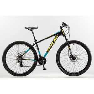 Bicicleta MTB Futura Pantera R29 Aluminio 21v Shimano Disco Negro (5179)